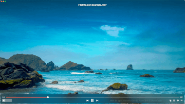Screenshot of a .mkv file in Eltima Elmedia Player