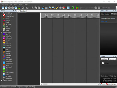 Screenshot of a .tim file in Vixen 3